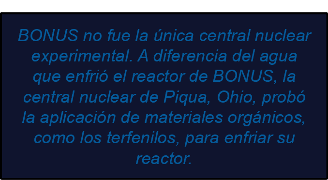 BONUS no fue la nica central nuclear experimental. A diferencia del agua que enfri  el reactor de BONUS, la central ...