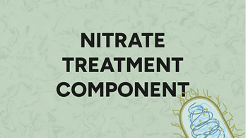 A poster with the words “nitrate treatment component" written on it. AI generated content