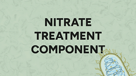 A poster with the words “nitrate treatment component" written on it. AI generated content