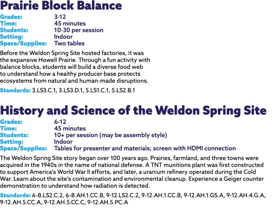 Prairie Block Balance Grades: 3 12 Time: 45 minutes Students: 10 30 per session Setting: Indoor Space/Supplies: Two t...