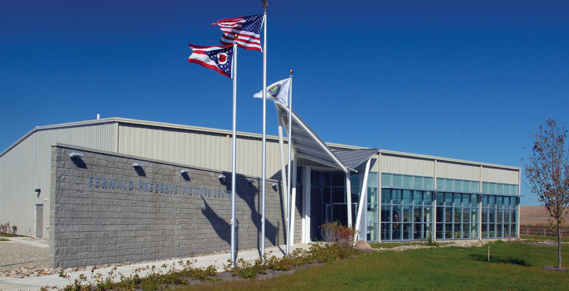 Fernald Preserve Site Visitors Center near Hamilton, Ohio.