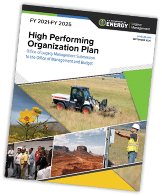 FY 2021-FY 2025 High Performing Organization Plan Office of Legacy Management Submission to the Office of Management and Budget 